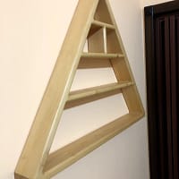 Piramide Portaoggetti Bacheca in legno di abete (1) Piramide Portaoggetti Bacheca in legno di abete