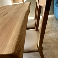 Tavolo cucina soggiorno in legno rovere (5) Tavolo cucina soggiorno in legno rovere