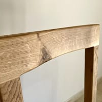 sedia in legno rovere (1) Sedia in Legno di Rovere/Noce con colori Personalizzabili