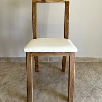 sedia in legno rovere (2) Sedia in Legno di Rovere/Noce con colori Personalizzabili