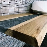 top-resina top bagno legno e resina