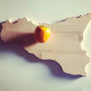 Tagliere-legno-fatto-a-mano-Sicilia Tagliere Piano di Lavoro Sicilia in Legno di Faggio