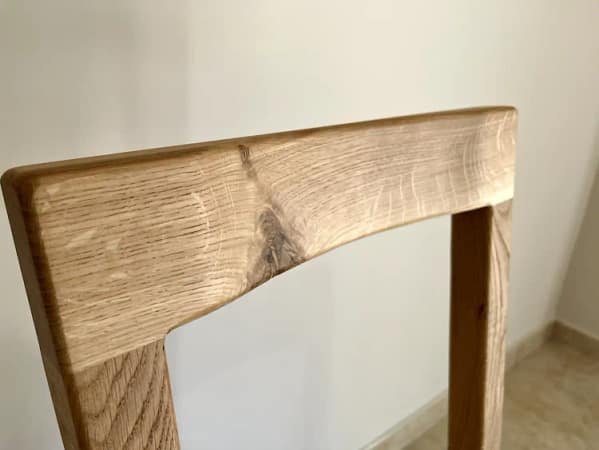 sedia in legno rovere (1) Sedia in Legno di Rovere/Noce con colori Personalizzabili