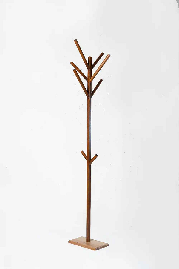 Appendiabiti-Attaccapanni-ad-albero-in-legno-di-noce-e-rovere-1 Appendiabiti Ad Albero In Legno Da Terra