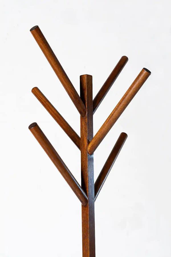 Attaccapanni ad albero - in legno di noce e rovere Appendiabiti ad albero - in legno di noce e rovere (2)